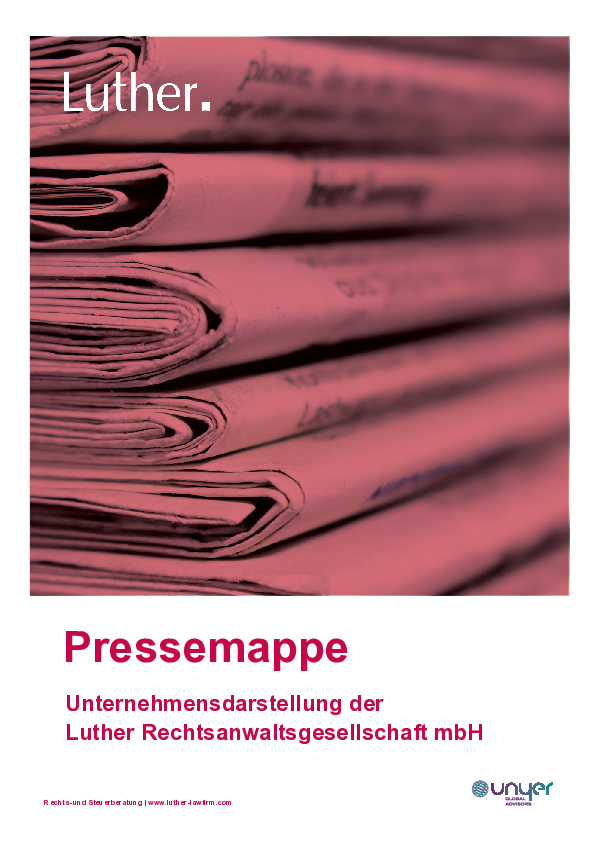 Pressemappe: Struktur, Beratungsfelder, Unternehmensdarstellung